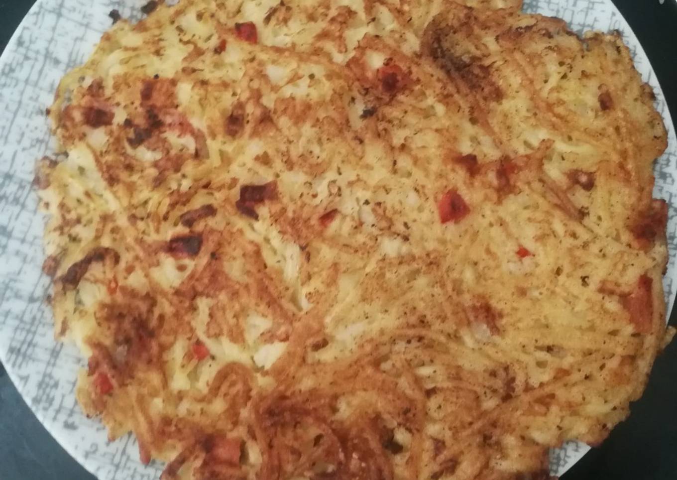 Revuelto de pasta y arroz