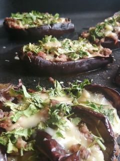 صورة لوصفة باذنجان كيتو