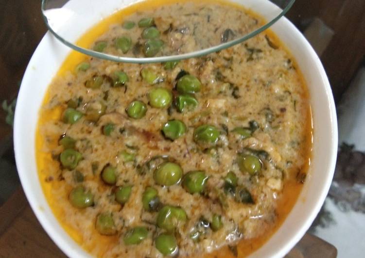 Methi malai matar