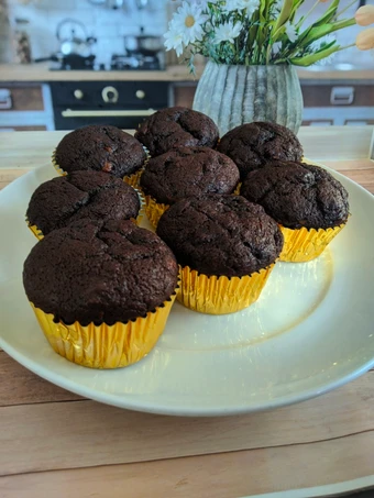 Cara Gampang Membuat Resep  Muffin Pisang Coklat yang Lezat Sekali, Lezat
