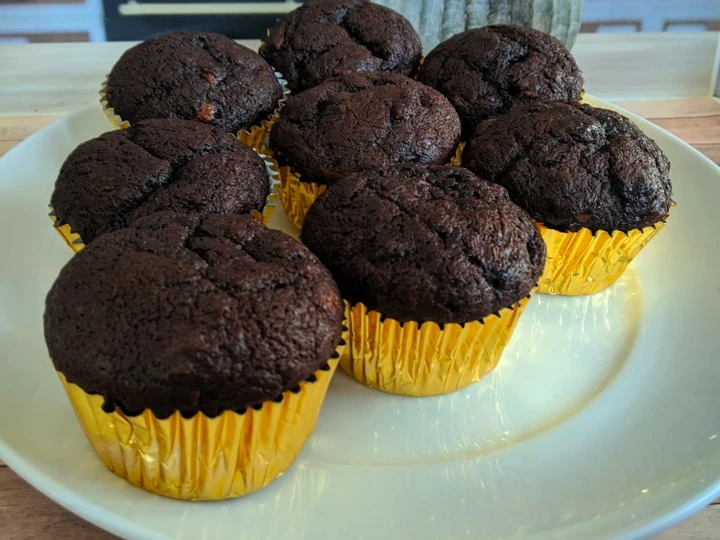 Cara Gampang Membuat Resep  Muffin Pisang Coklat yang Lezat Sekali, Lezat