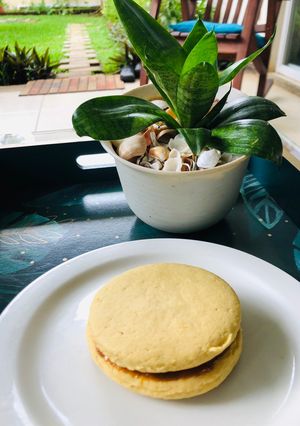 Una foto de Alfajores mi Santi