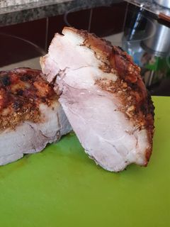Una foto de Pata asada canaria