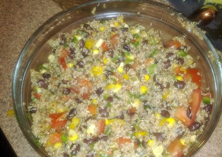 Simple Way to Prepare Speedy Mexican Black Bean Quinoa Salad