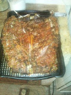 Una foto de Pez carpa a la pizza