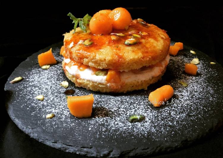 Step-by-Step Guide to Prepare Award-winning Mango Sandwich Dhokla Cake