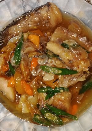 Foto resep Tumis pedas ikan asin gabus