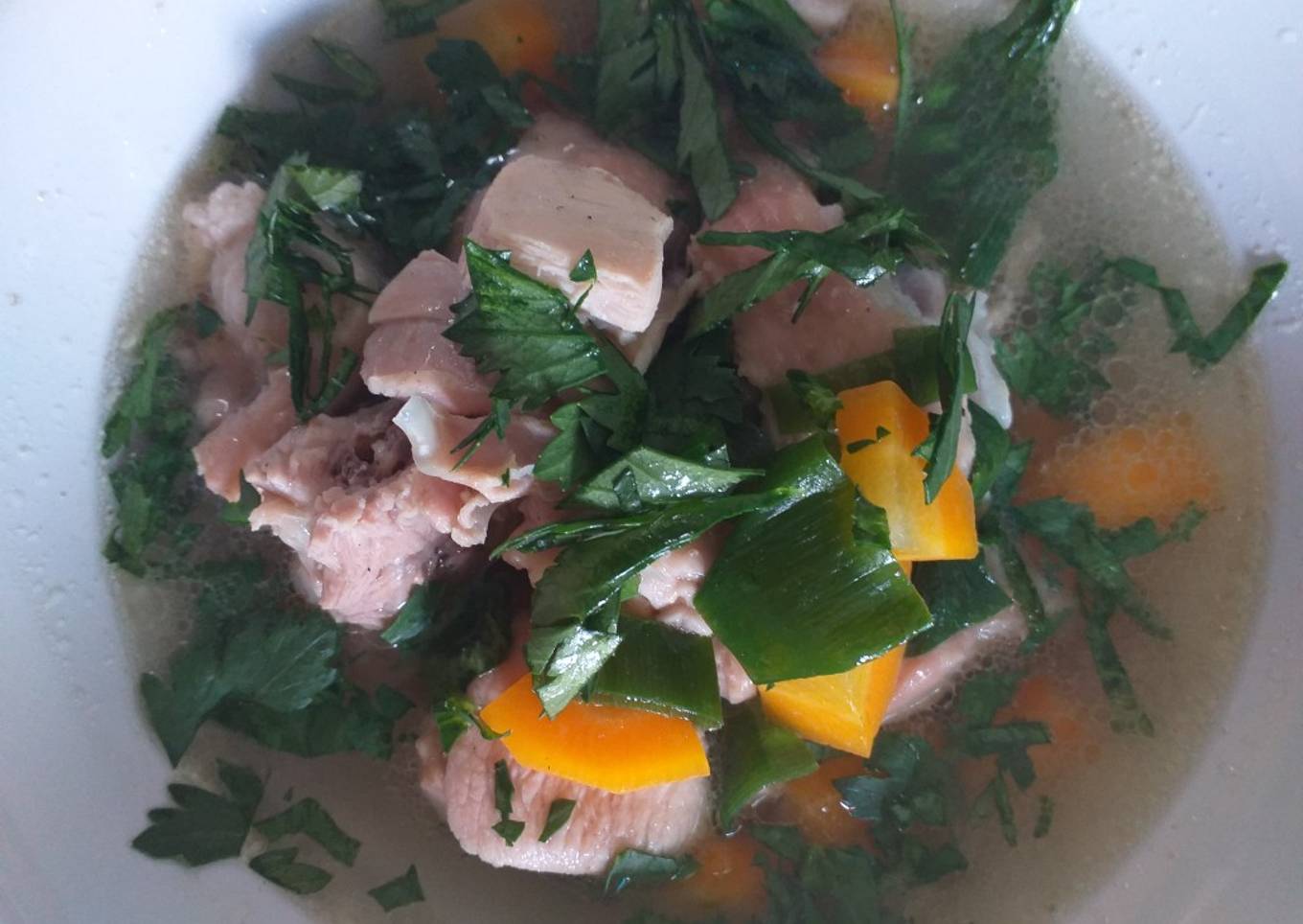 Sop ayam wortel