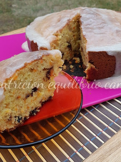 Una foto de Carrot cake con chips