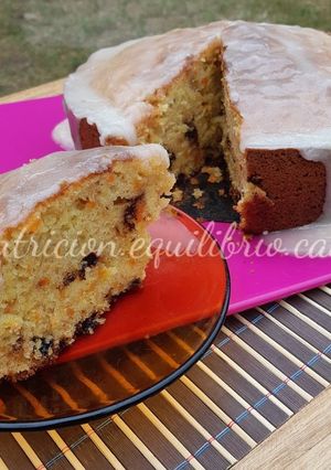 Una foto de Carrot cake con chips