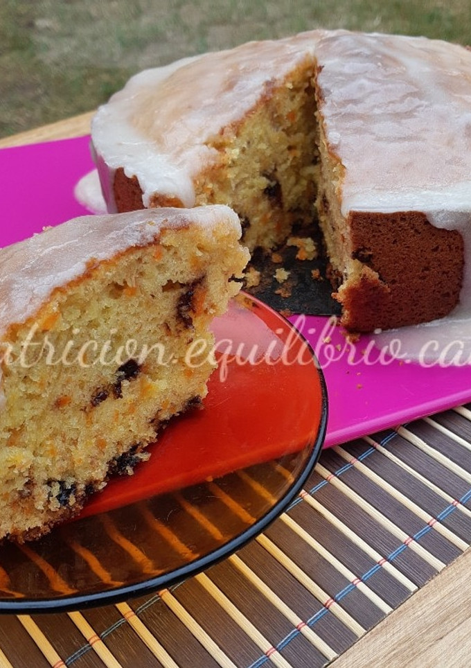 Una foto de Carrot cake con chips