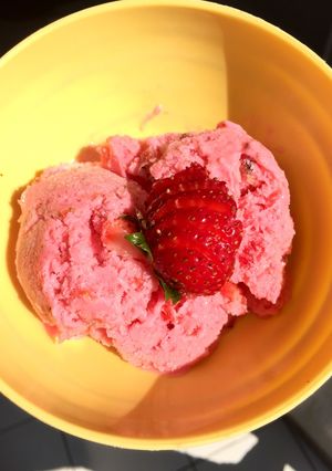 Foto resep Ice Cream Strawberry Super Simple