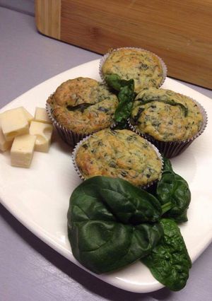 Foto di Muffins agli albumi e spinaci