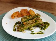 Una foto de atún en salsa verde