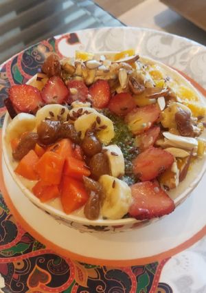 A picture of My super healthy bowl.