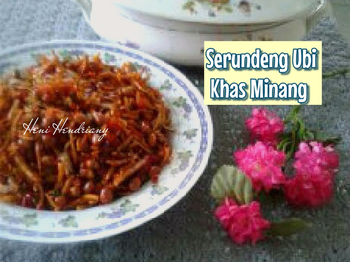 Ini dia! Resep memasak Serundeng Ubi Khas Minang  sedap