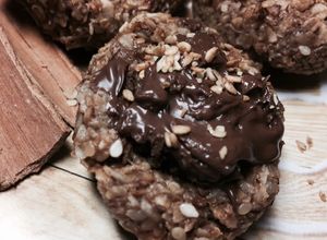 صورة لوصفة أقراص الشوفان بالنوتيلا