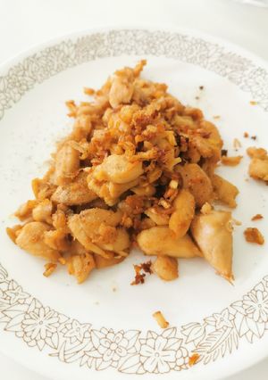 รูปของ ไก่กระเทียมพริกไทย