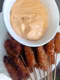 Gambas Rebozadas con Mayonesa de Cabezas