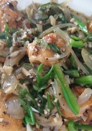 Foto resep Ayam Karage Lada Hitam No MSG
