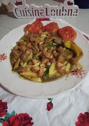 صورة لوصفة وجبةعشاء بالدجاج والبطاطا
