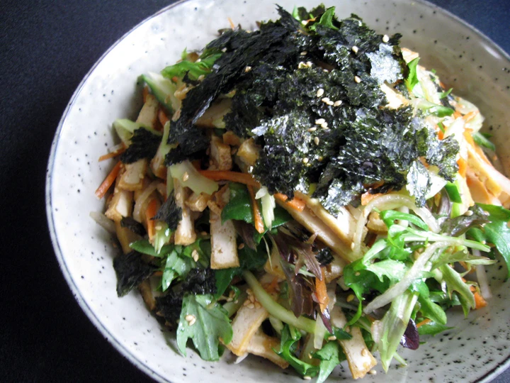 Easy Way Make Recipe Fried Tofu Salad that is Can Pamper Your Tongue, Really Delicious}