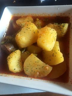 Una foto de Patatas a la riojana