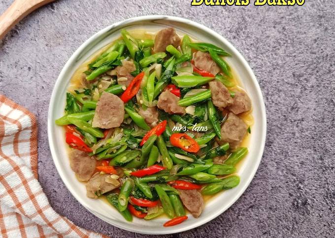 Tumis Buncis Bakso