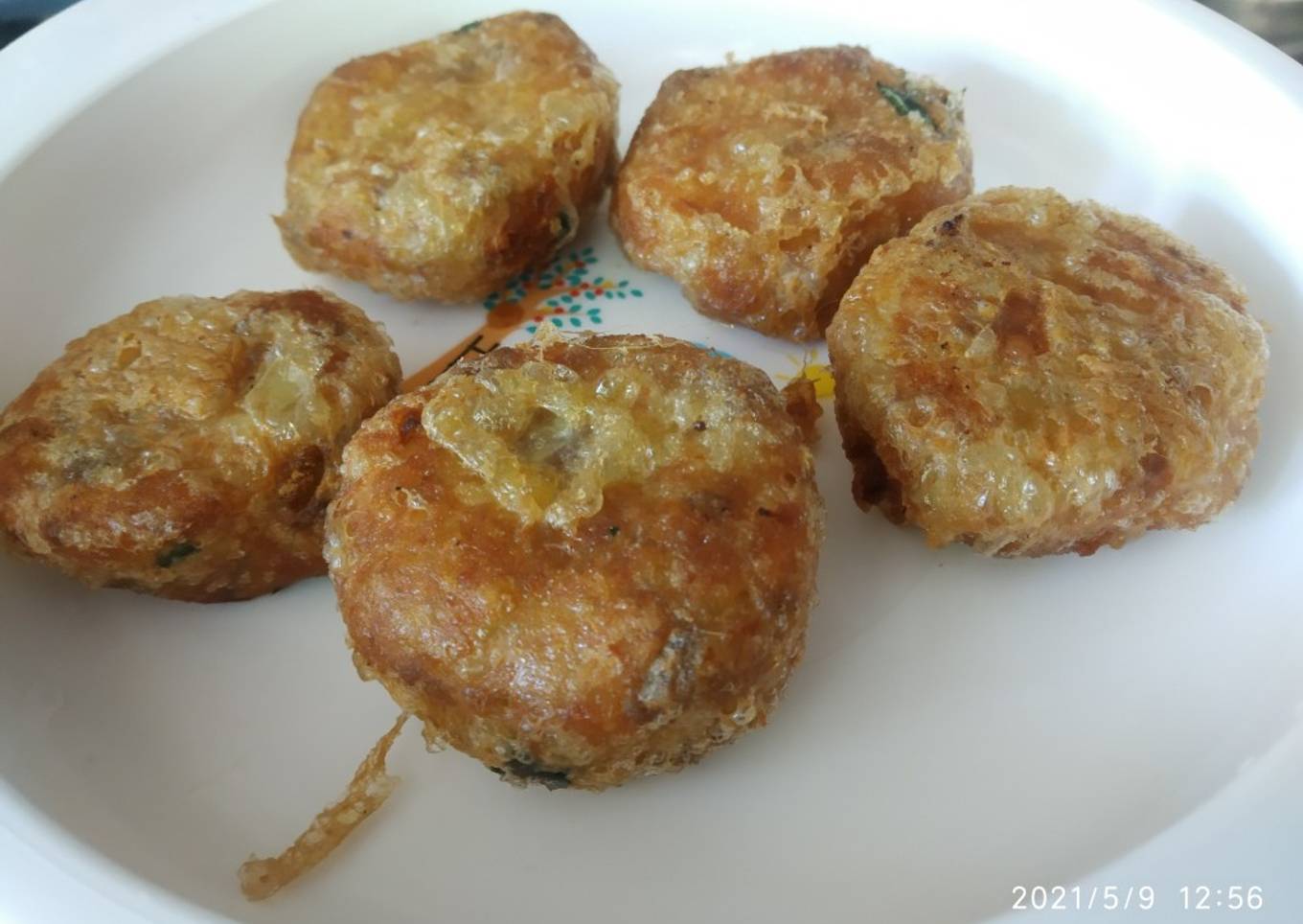 Perkedel kentang daging sapi (buat bayi 1 th)