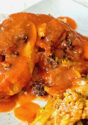 Une photo de Cuisses de poulet sauce à la diable au Cook Expert