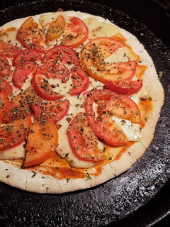 Una foto de Pizza sin gluten