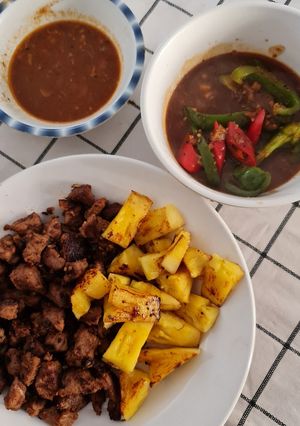 Foto resep Sapi nanas lada hitam