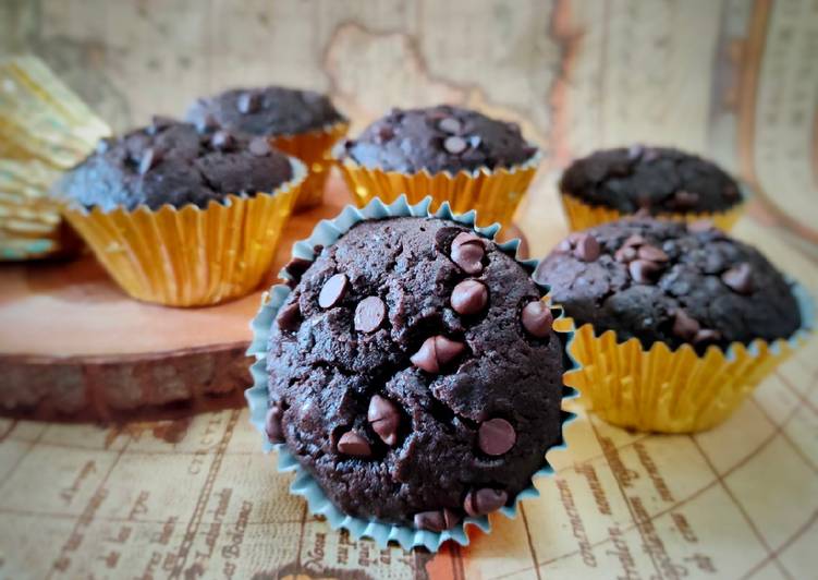 Chocolate Custard Muffin ala Dan Lepard 🧁🧁 Highly recommended!