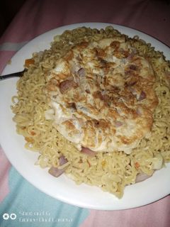 Indomie da kwai ainihin hoton girkin