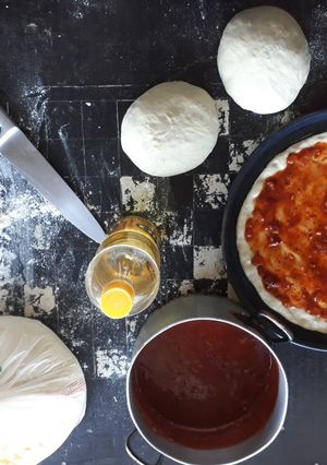 Una foto de Técnica de pizza a la bolsa muy económica