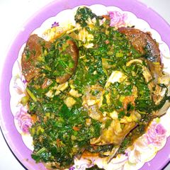 A picture of Vegetable soup.