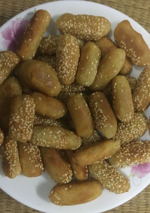 Hình của món Khoai lang kén.