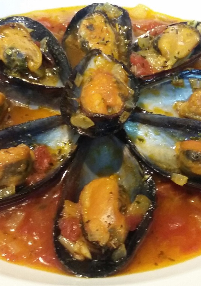 Una foto de Mejillones al curry