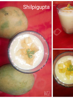 फलाहारी मैंगो मिल्क शेक (falahari mango milkshake recipe in Hindi) रेसिपी मुख्य फोटो