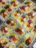 Puding Susu lapis Buah