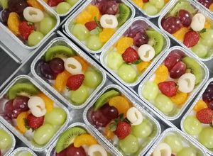 Foto resep Puding Susu lapis Buah