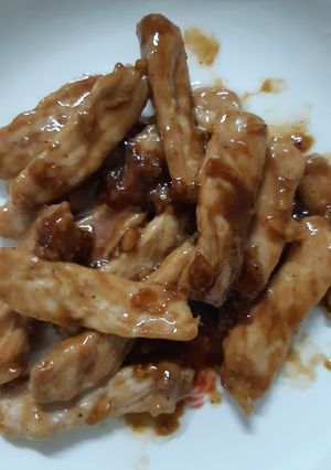 รูปของ "หมูทอดกระเทียม" Fired Pork with Garlic 🐷🧄