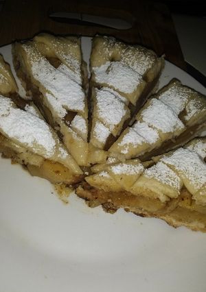 Una foto de Pie de manzana sin horno