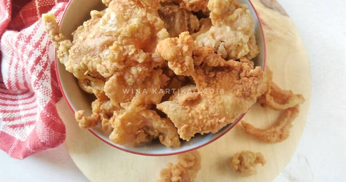 Resep Kulit Ayam Goreng Tepung Crispy Selasabisa Oleh Wina Kartika