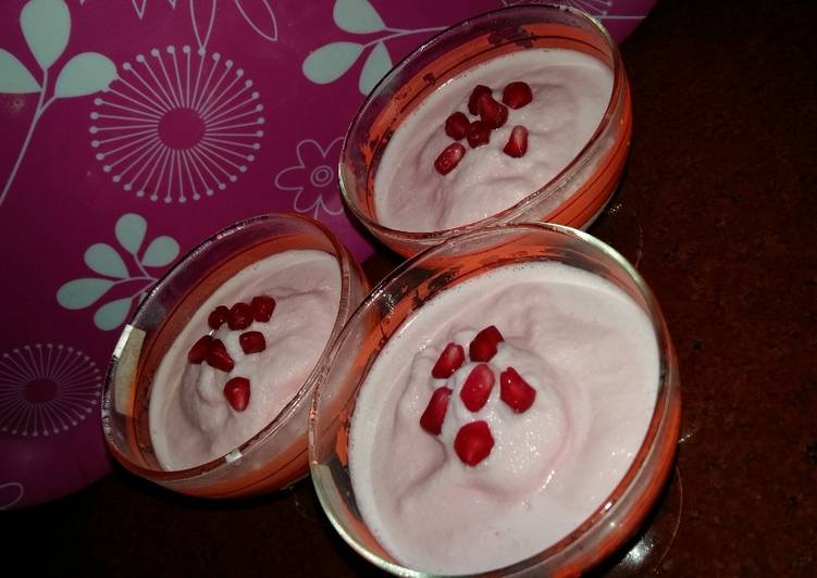 Pomegranate Ice cream