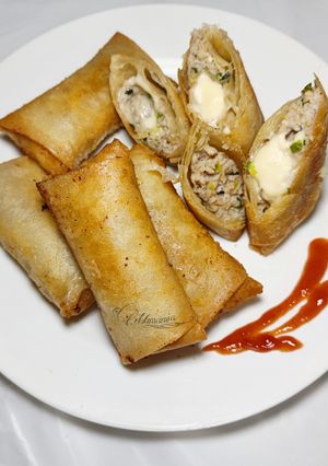 Foto resep Dimsum Goreng Keju Lumer / Lumpia Ayam Keju