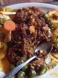 Filling Nachos with Beef, Chorizo, and Potatoes