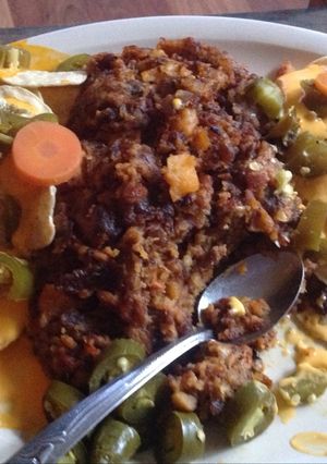 A picture of Filling Nachos with Beef, Chorizo, and Potatoes.