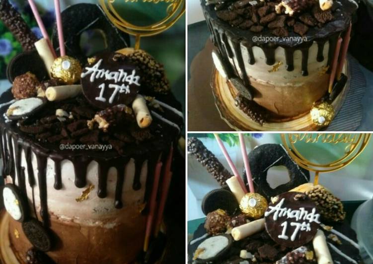 Cara termudah untuk Musim Panas Makan di DimeSponge Cake ultah 6 telur