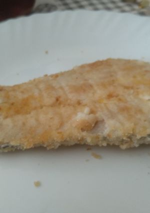 Una foto de Pescado rebozado al horno